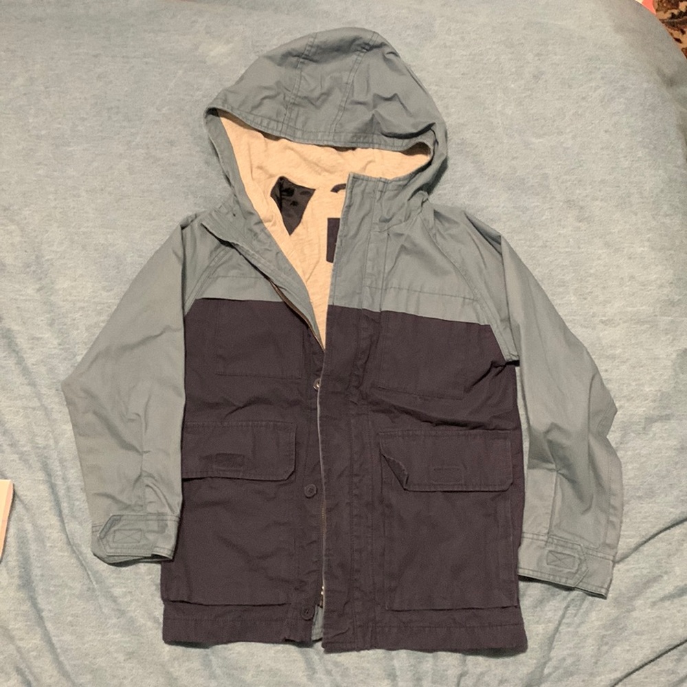 Gapkids fully lined zip up cotton jacket
